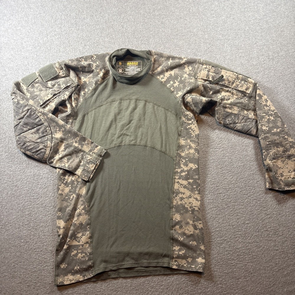 Army Combat Shirt Massif Mountain Gear Sz S USGI ACU Digital Camo Hot Weather